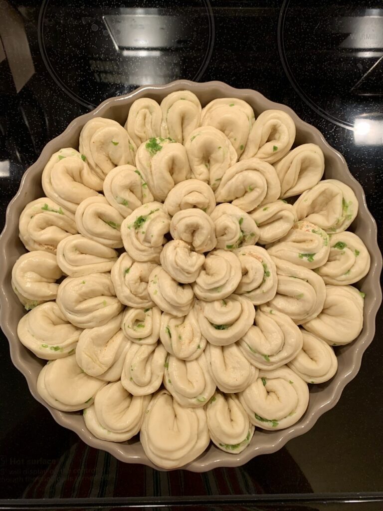 Pull-Apart Flower Petals Garlic Bread