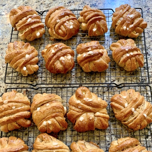 Swedish Cardamom Knot Buns