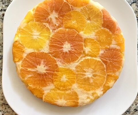 Unique Retro Upside Down Four Citrus Cake