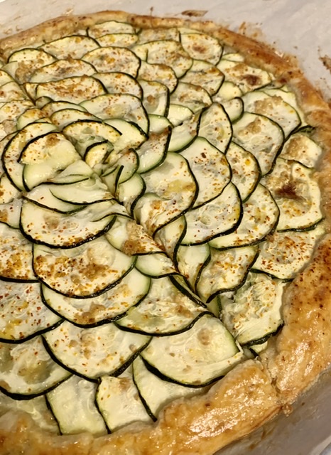 Quick Zucchini and Cheese Galette