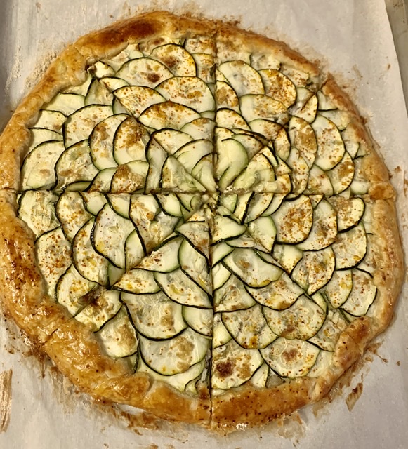 Zucchini and Cheese Galette