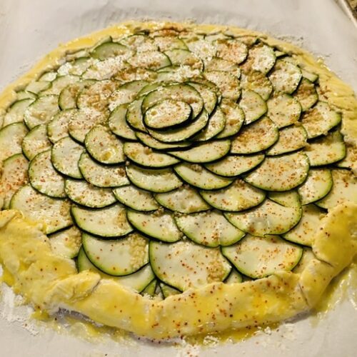 Zucchini and Cheese Galette