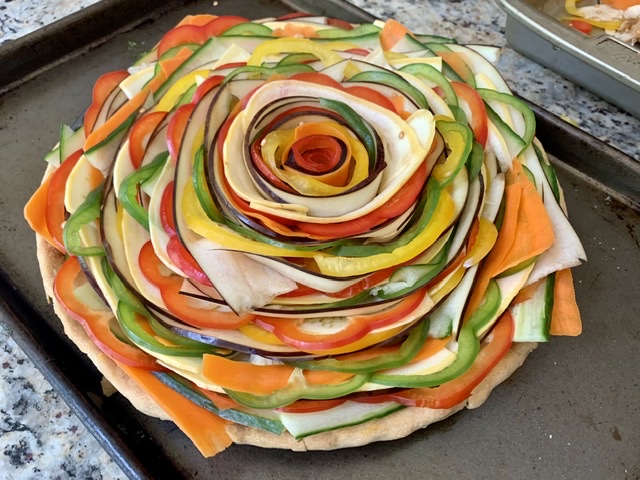 Veggie Blossom Tart