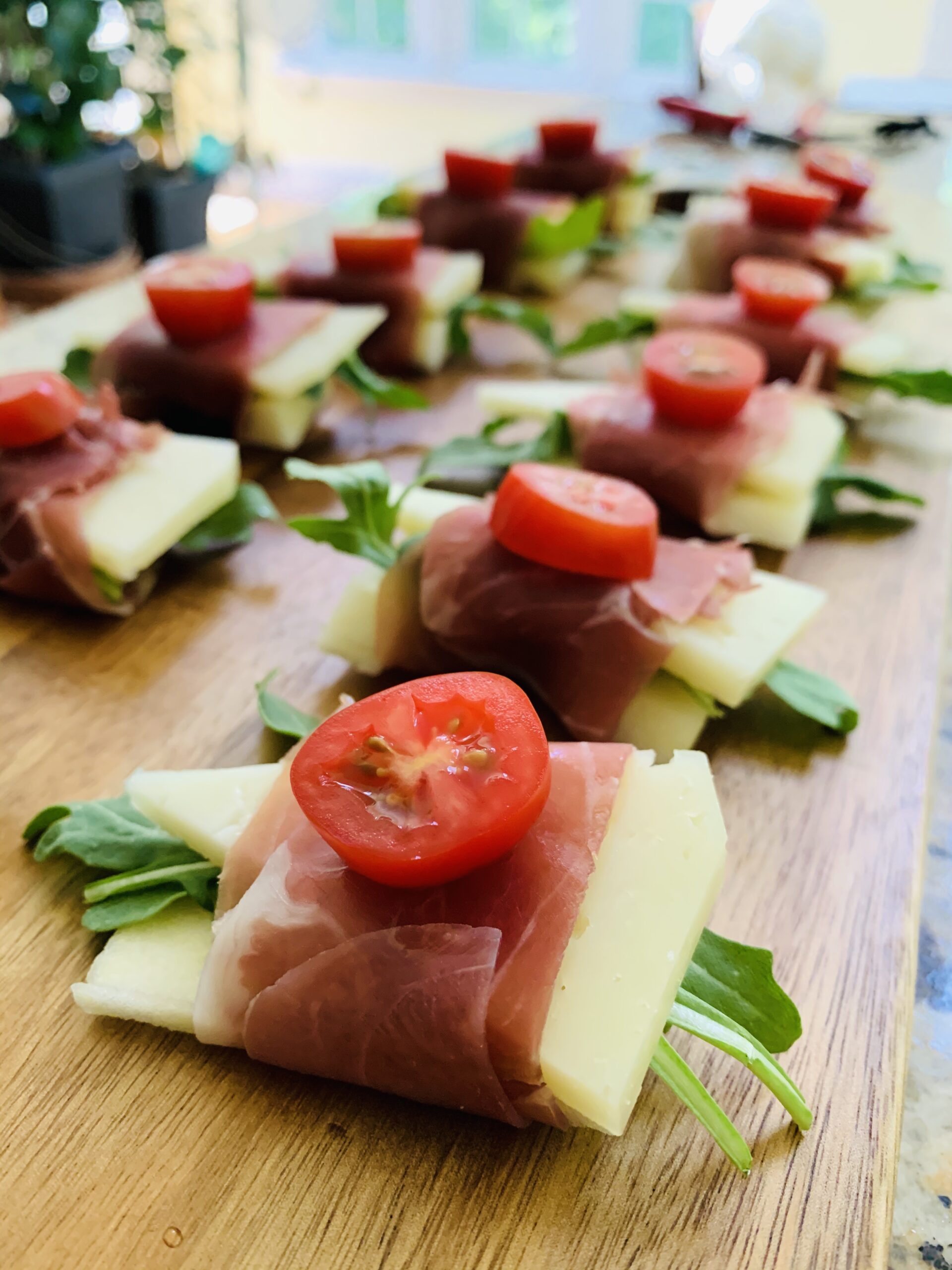 Quick Prosciutto Manchego Apple Stacks: Results of a Forage in the Fridge