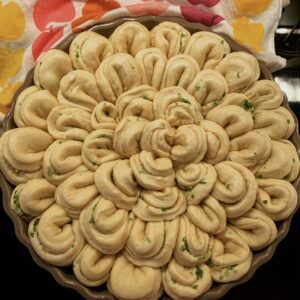 Pull-Apart Flower Petals Garlic Bread