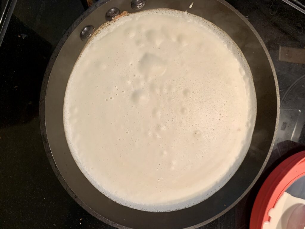 Making crepes