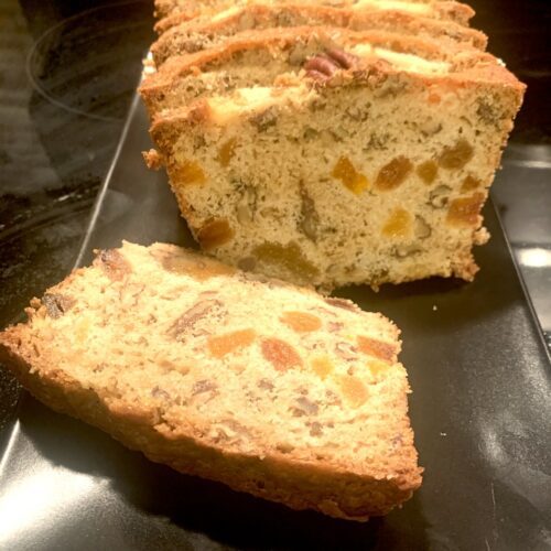 Easy Apricot Bread with Pecans