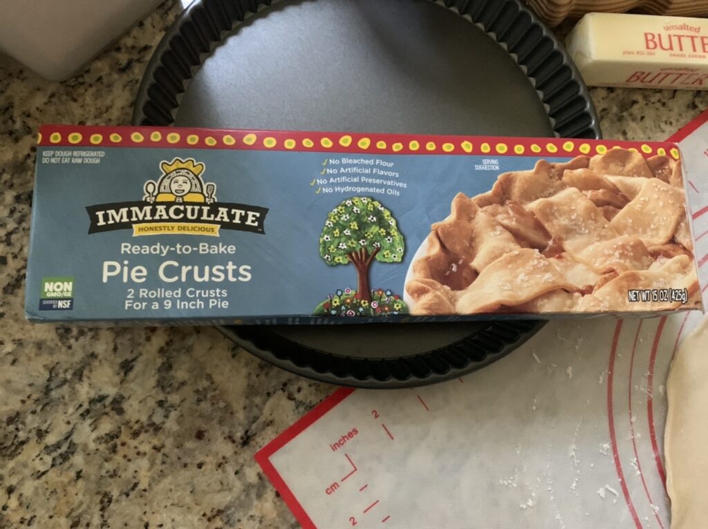 Using store bought crust