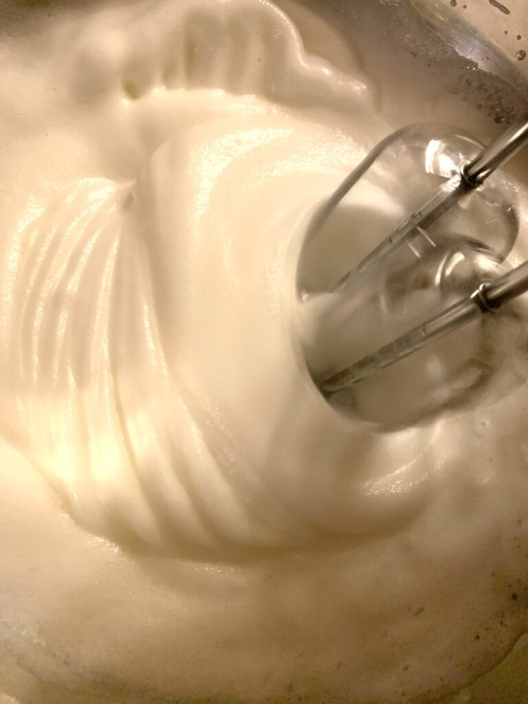 beating egg whites