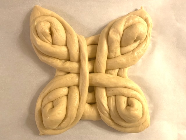 Beautiful Butterfly Braid Bread