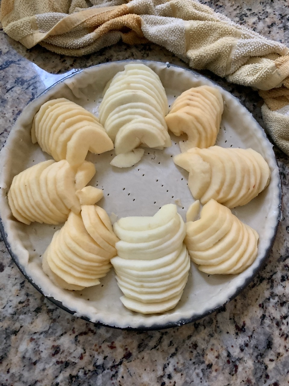 Fun French Apple Tart- Sara Moulton's Challenge - Fab Food Flavors