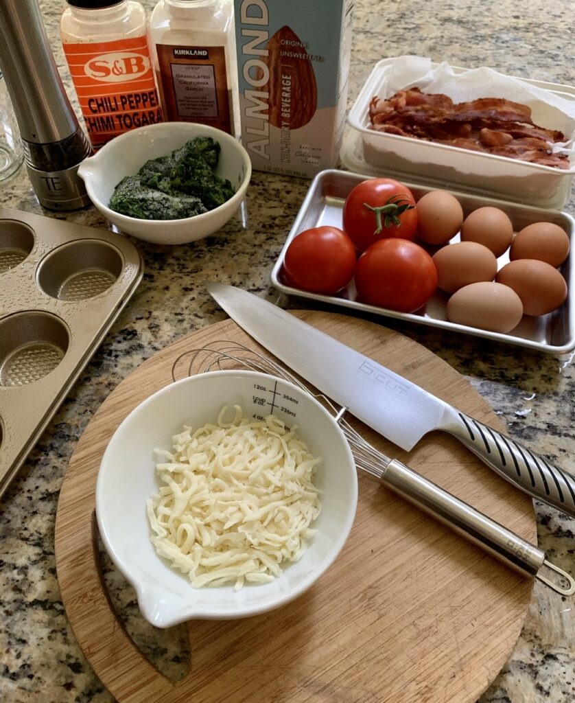 Gathering all the ingredients and tools