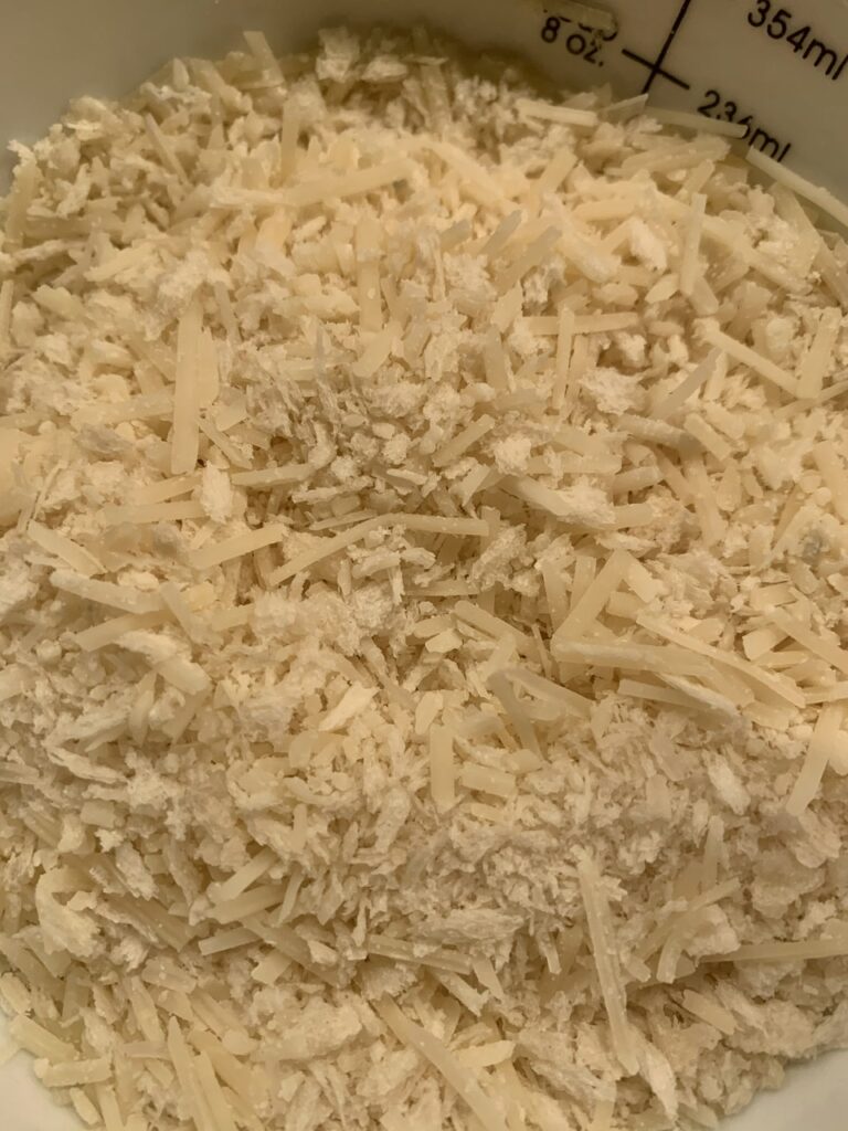 Panko mixed with Grated Parmesan Cheese