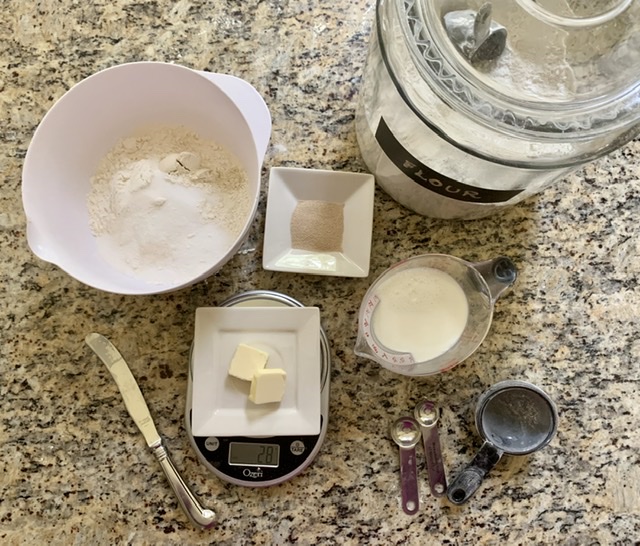 Ingredients for Cream Cheese Crescent Rolls