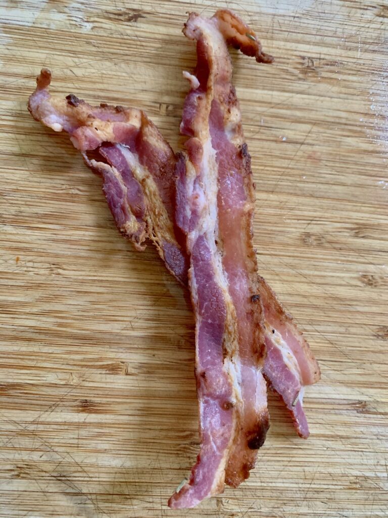 2 strips of bacon 
