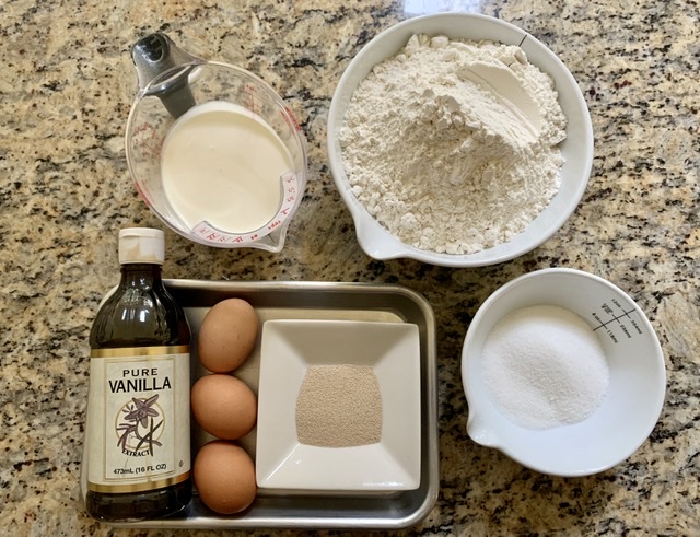 ingredients for Beautiful Butterfly Braid Bread