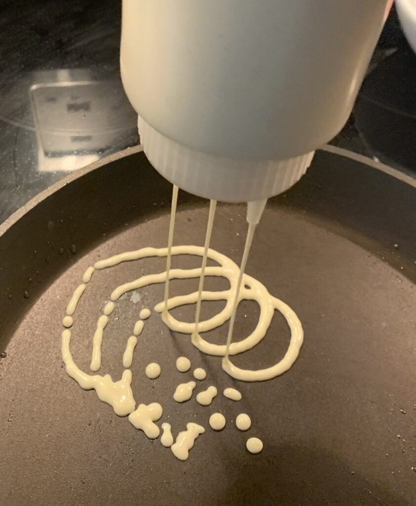 Testing the flow of batter