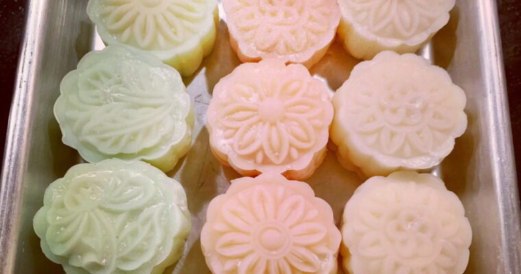 Pretty Mochi Mooncakes with Creamy Custard: See How I Made Them From Scratch!