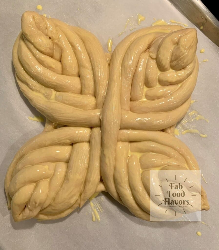 Beautiful Butterfly Braid Bread