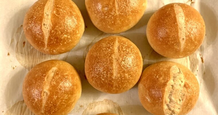How to Make Crusty Golden Rolls From Scratch!