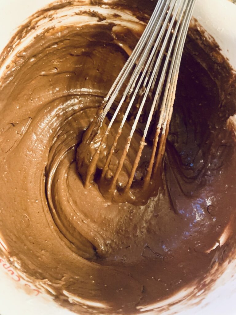 Batter for Fabulous Gluten-Free Chocolate Muffins