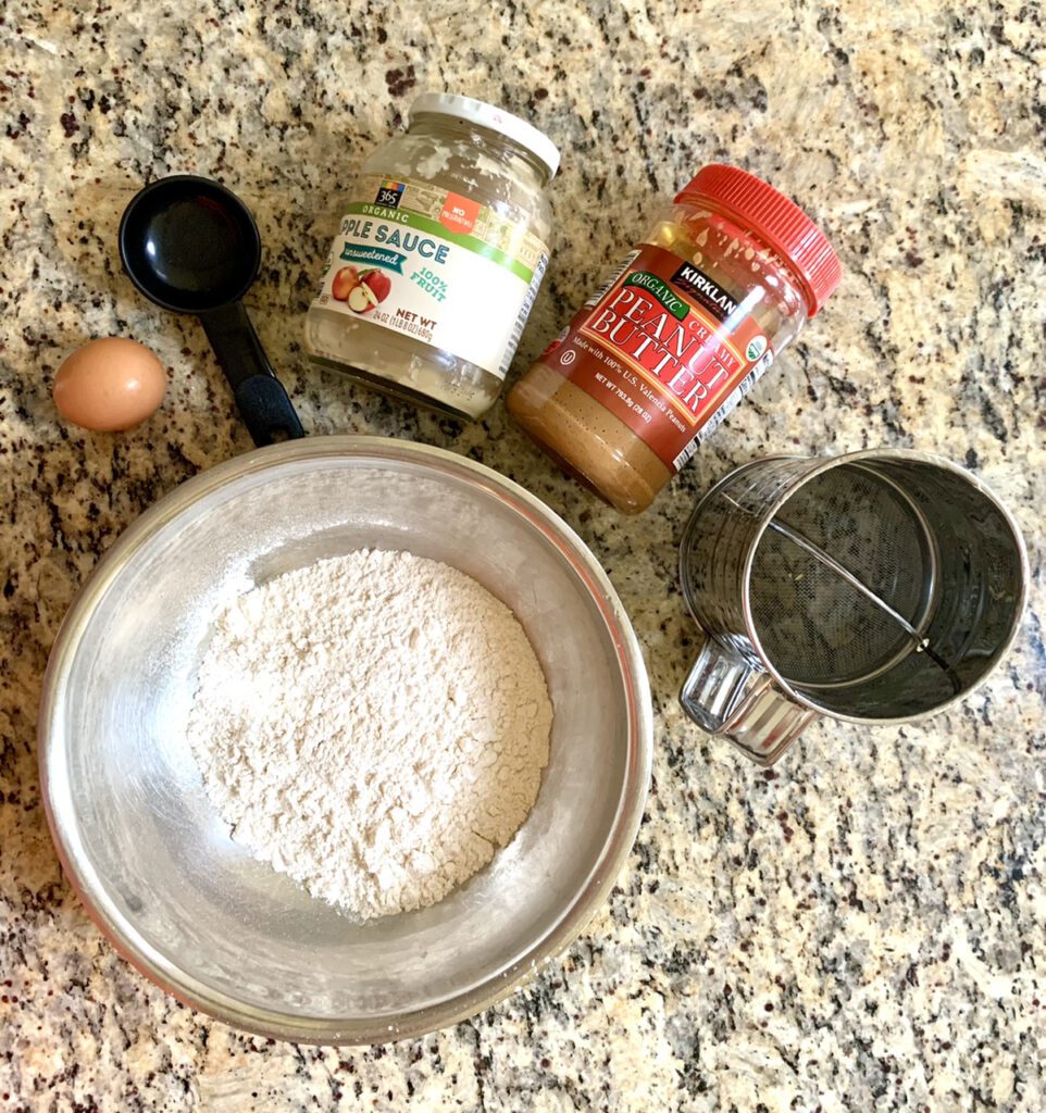 Ingredients for Easy Peanut Butter Treats