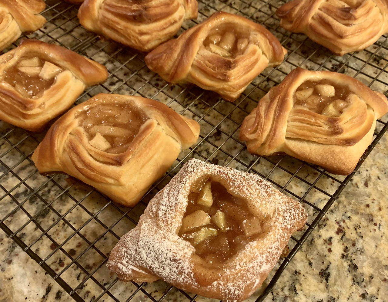 Puff Pastry Apple Turnovers - Cooking For My Soul