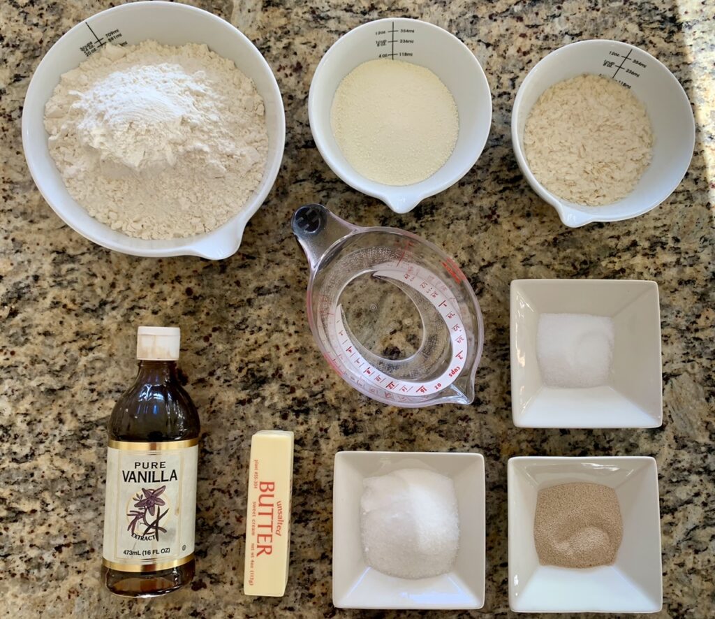ingredients for 16-Points Cinnamon Star Bread