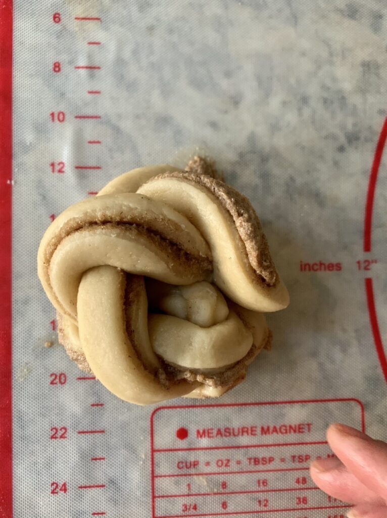 Braiding the Sticky Braided Cinnamon Knots