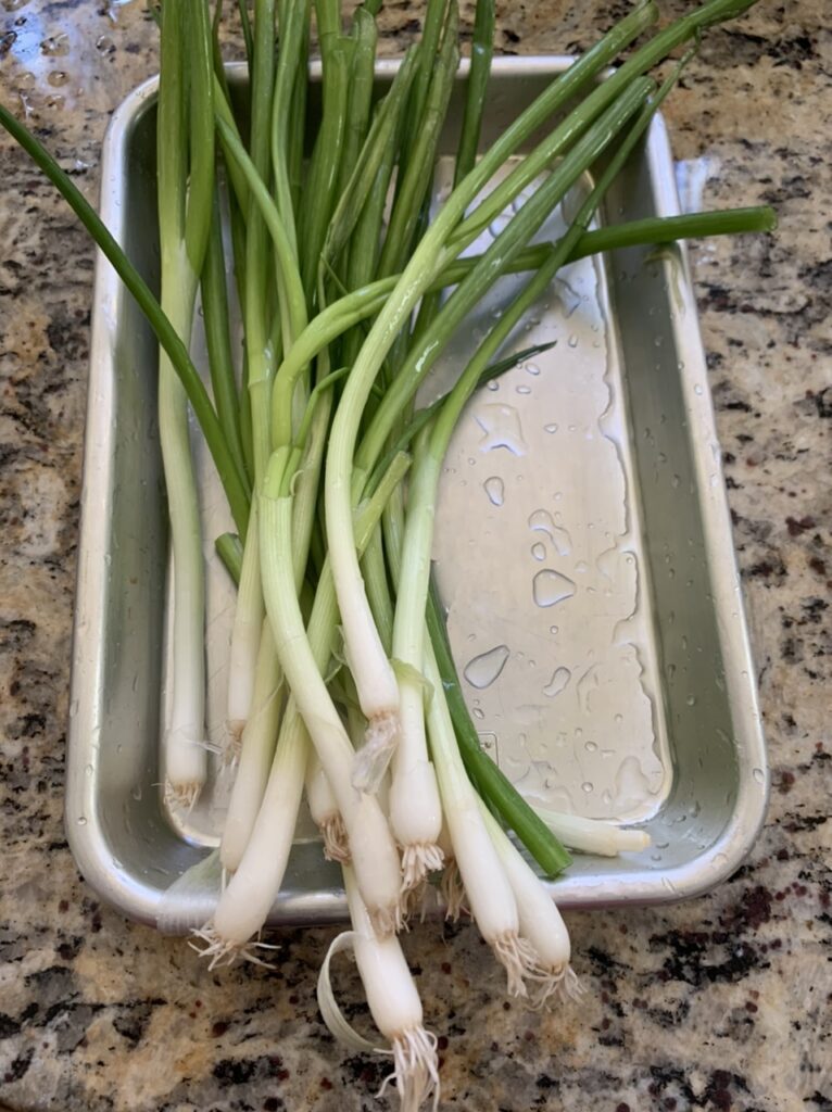 Scallions for Festive Buttery Bejeweled Rice