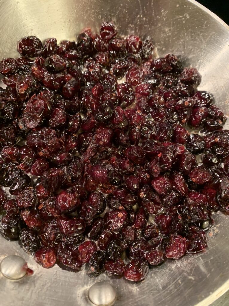 Dried cranberries