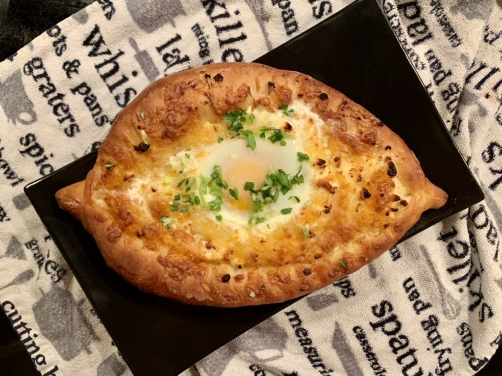 Adjaruli Khachapuri (Georgian Cheese Bread)