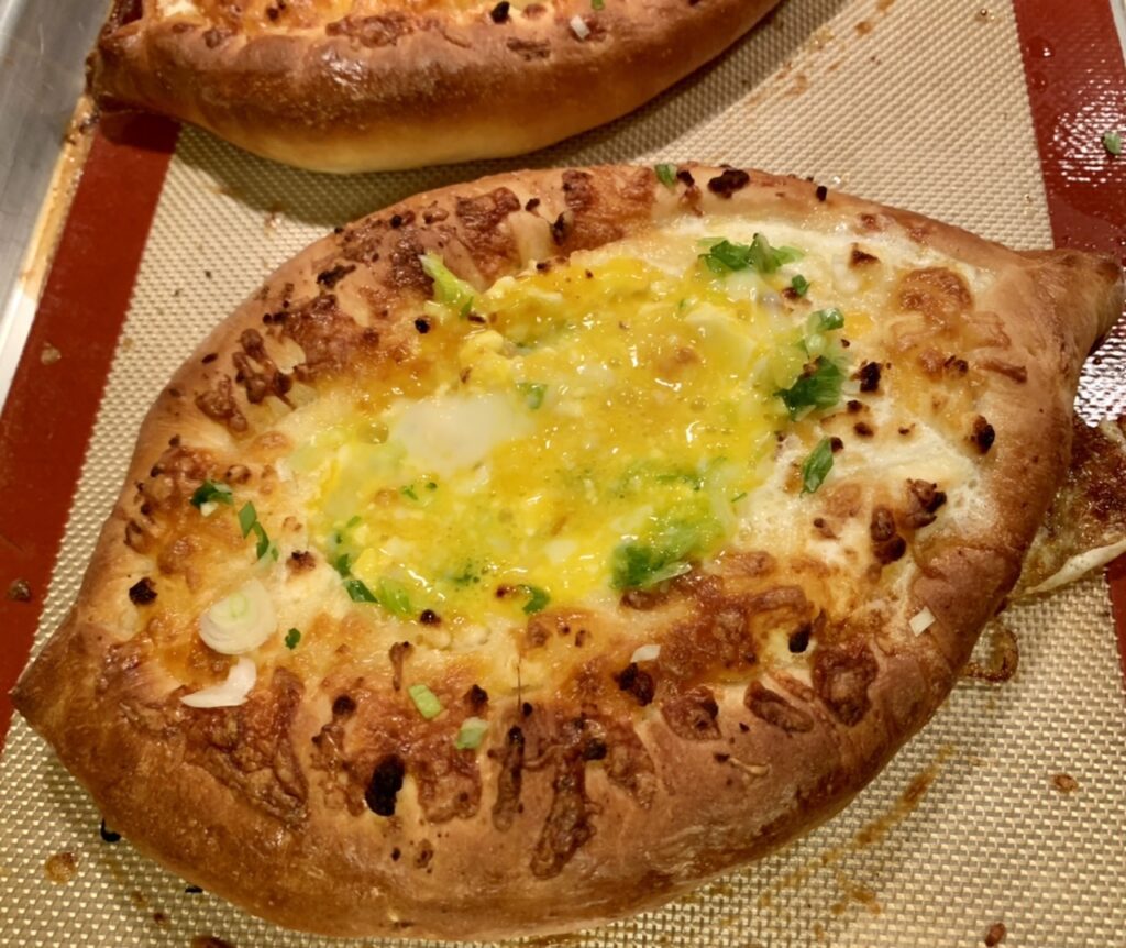 Adjaruli Khachapuri (Georgian Cheese Bread)