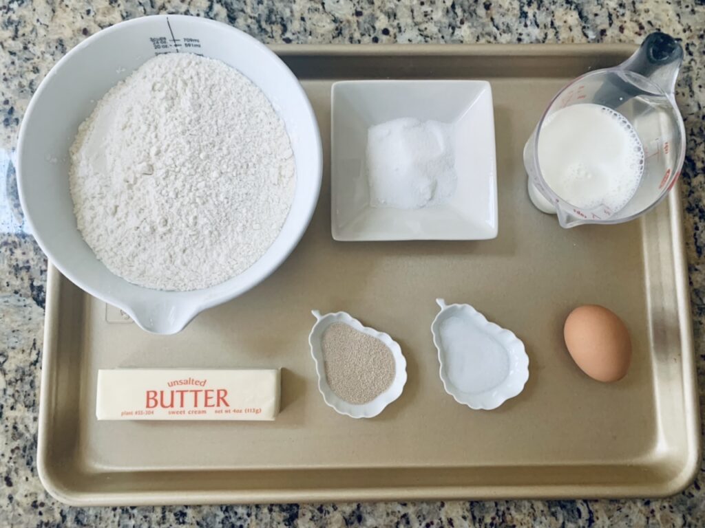 Ingredients for Butter Cruffins