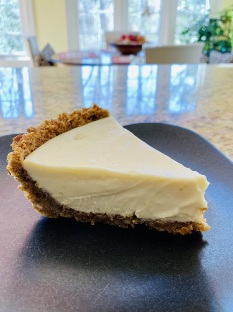 Key Lime Pie with Nut Crust