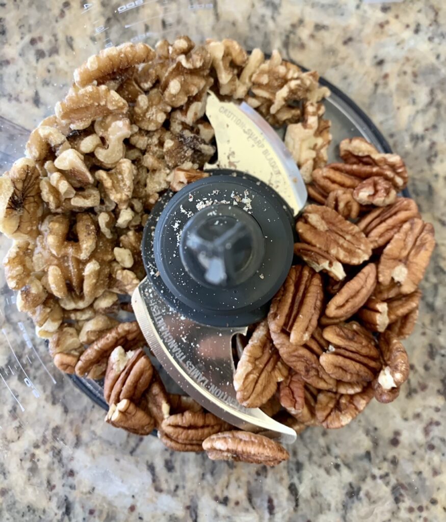 Walnuts and Pecans for Key Lime Pie with Nut Crust