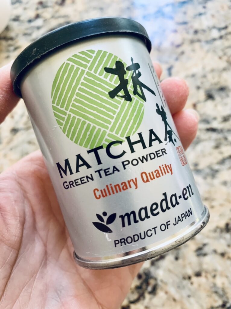 Matcha used for the Matcha Mille Crepe Cake